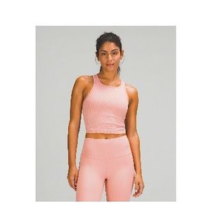Lululemon Cropped Racerback Tank